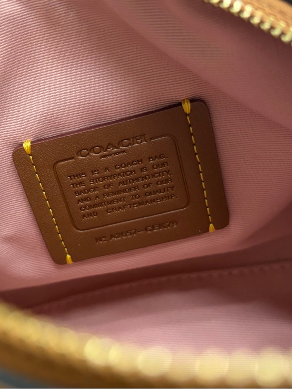 Coach Powder Pink Mini Rowan - Picture 12 of 13